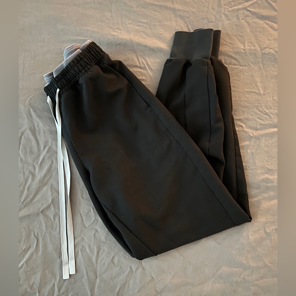 FIGS Technical Collection Zamora Jogger Scrub Pants Black XS